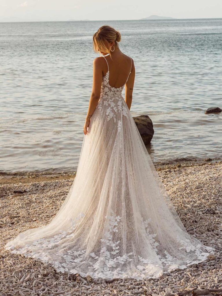 Brautkleid Jenica von hinten