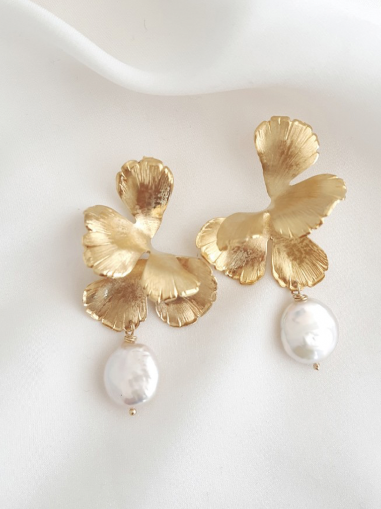bridal-earring-minimal, Maison Sabben, Univers Pearl