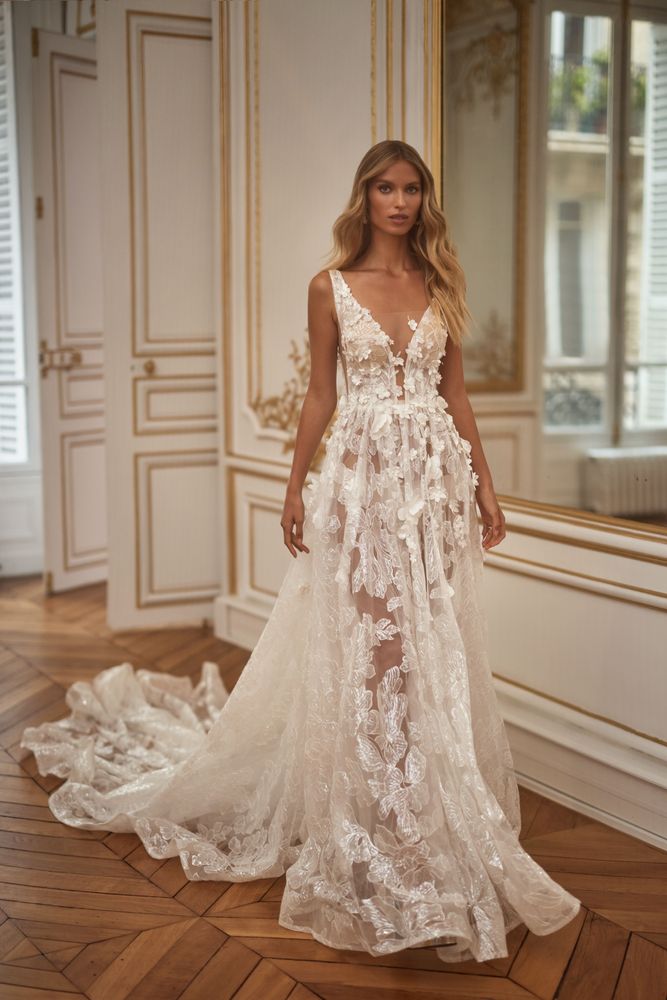 Brautkleid Britania vom Hersteller MILLA NOVA, Brautmodengeschäft The One aus Fulda