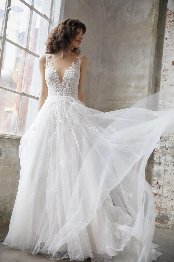 Brautkleid Gussie 99245 vom Hersteller JUSTIN ALEXANDER, Brautmodengeschäft The One aus Fulda