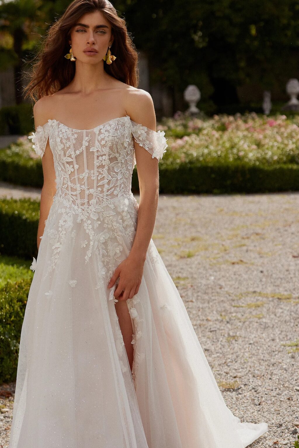 Brautkleid Idalina 88395 vom Hersteller JUSTIN ALEXANDER, Brautmodengeschäft The One aus Fulda