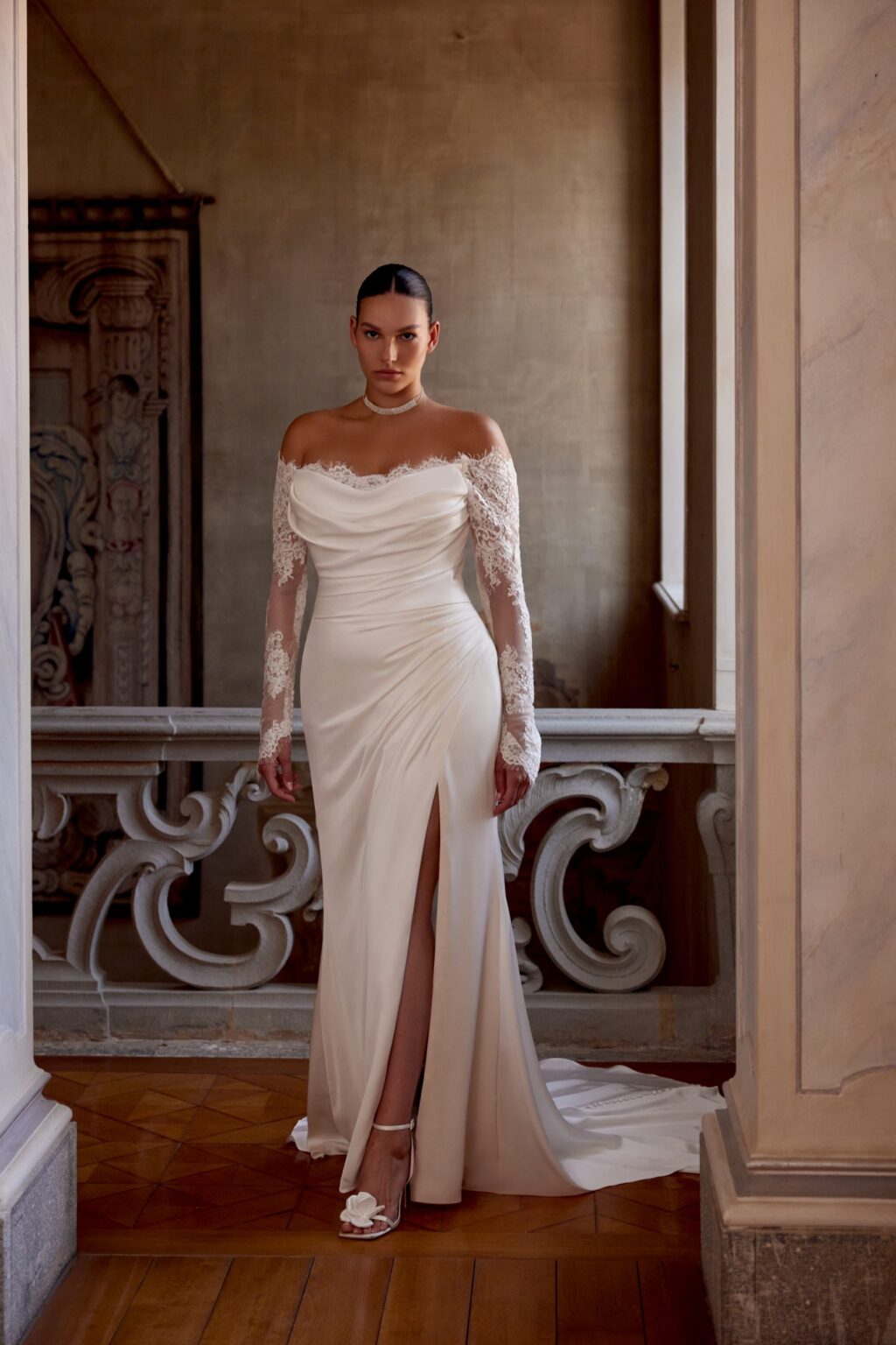 Brautkleid Jessa 88405 vom Hersteller JUSTIN ALEXANDER, Brautmodengeschäft The One aus Fulda