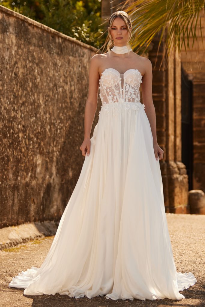 Brautkleid Style 2623 vom Hersteller MIA LAVI, Brautmodengeschäft The One aus Fulda